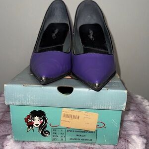 Ed Hardy Vibrant Purple Women's Heels